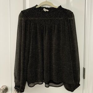 Loft chiffon blouse, petite fit